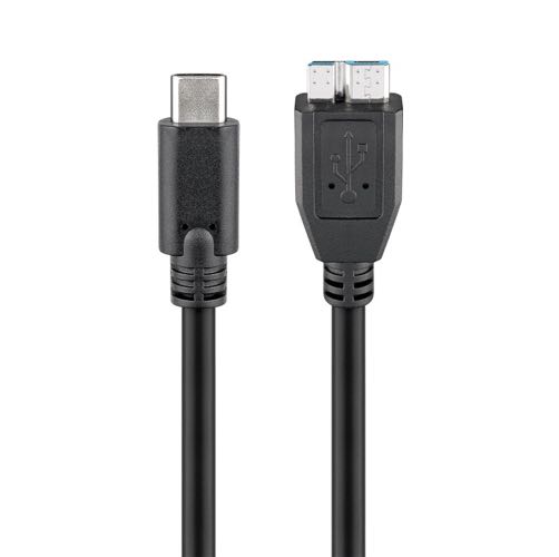 Goobay - High Speed kabel (3.1 USB-C / USB Micro-B) (Han-Han) (Sort) - 1,0 m